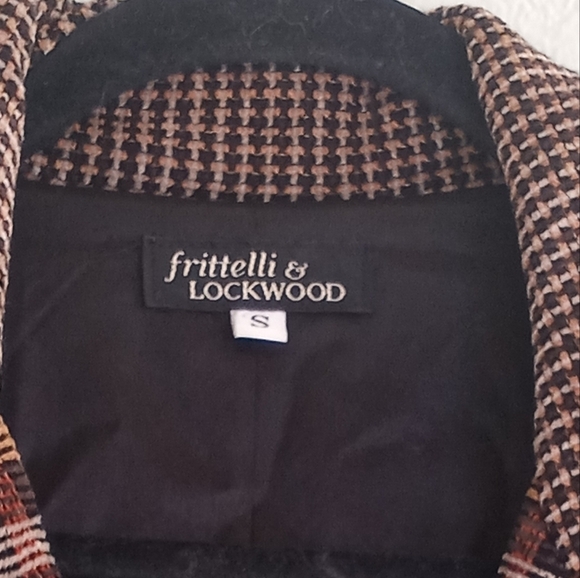 Fritelli And Lockwood Handwoven Textile Soft Plaid Contrast Pocket Chore Coat - Picture 9 of 12